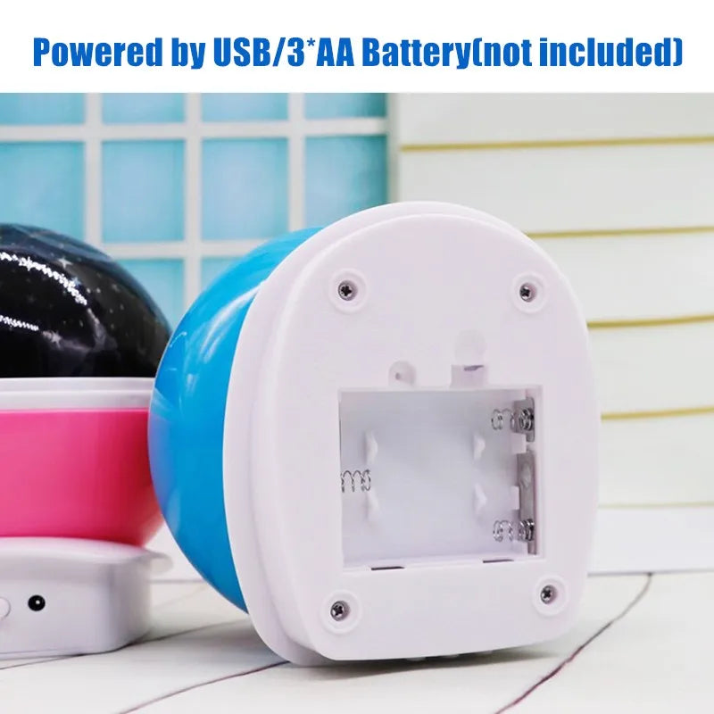 Rotating Night Light Projector Lamp Starry Sky Star Unicorn Children Kids Baby Sleep Romantic Led Projection Lamp USB/AA Battery