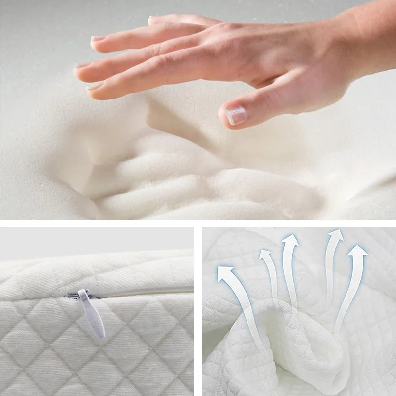 Almohada Anti-Reflujo para Bebé — Posicionador de Sueño Seguro