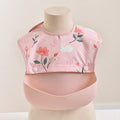 Baby food bib Baby waterproof bib three-dimensional detachable food food Silicone pocket Child child saliva pocket