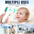 JUSTLANG Rechargeable Thermometer LCD ℃℉ Infrared Medical Forehead Thermometer Non Contact Body Temperature Fever Baby Adult