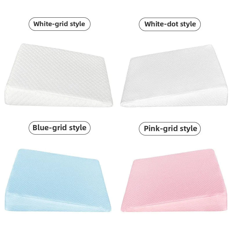 Almohada Anti-Reflujo para Bebé — Posicionador de Sueño Seguro